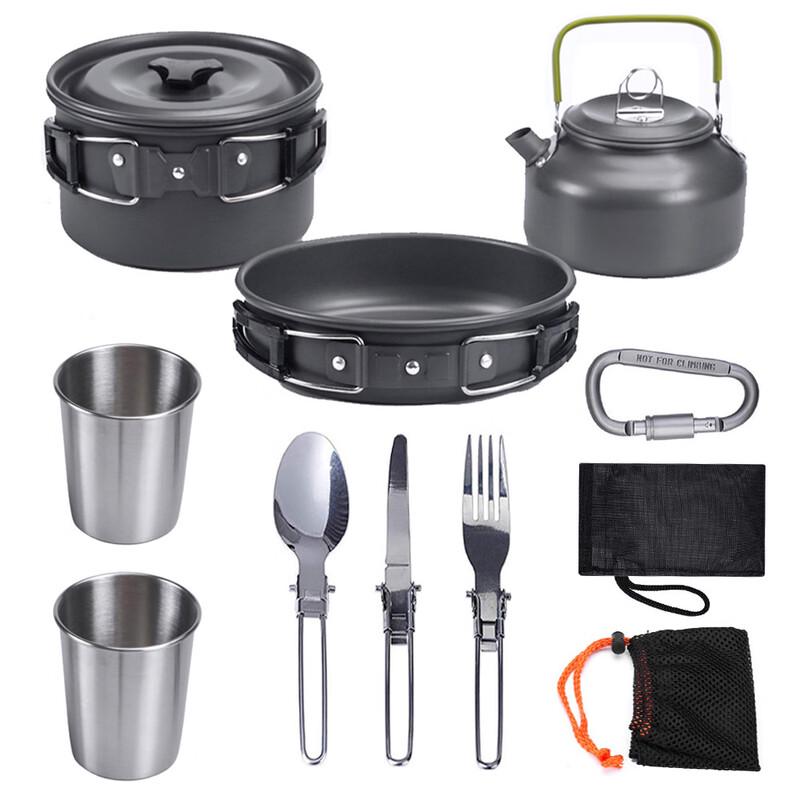 ZISIZ Camping Cookware Set