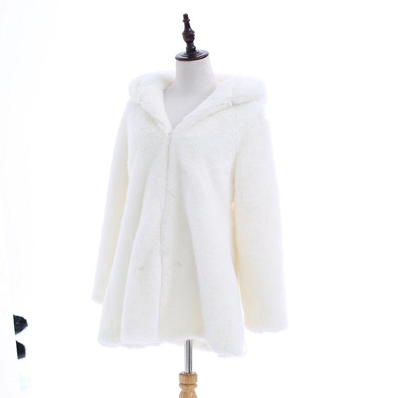 Women's Faux Mink Fur and Leather Long Coat (2021)