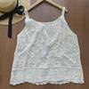 Sweet Lace Jacquard Suspenders Top for Women's Spring/Summer 2025 - YL201