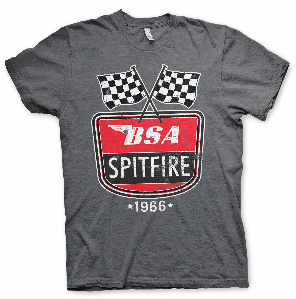 Officially Licensed B.S.A. Motorcycles Spitfire 1966 Men s T-Shirt S-XXL Sizes S