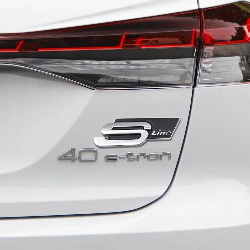 1pcs Metal Car logo Sticker Badge Decoration Decals For hot Sline TT Q2 Q3 Q5 Q7 Q8 A3 A4 A5 A6 A7 R8 B5 B6 B7 B8 C5 RS4 RS5 V8
