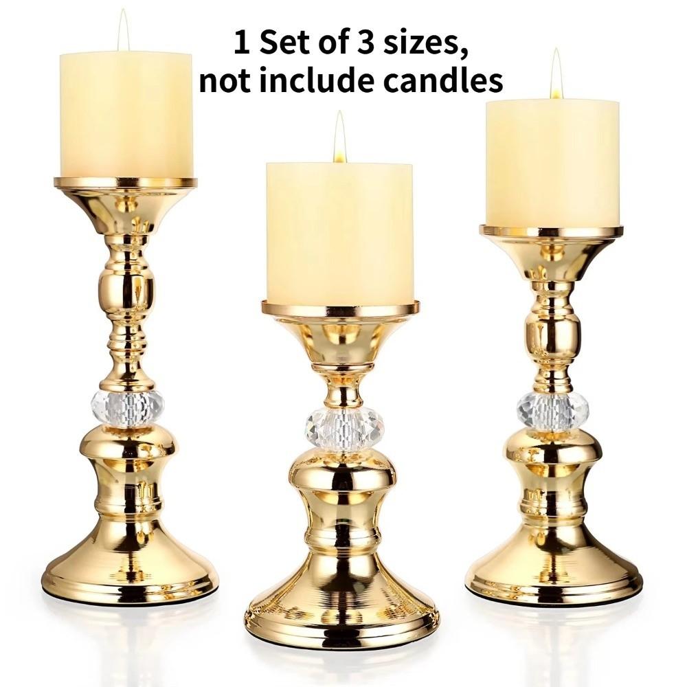 Vintage Elegant Candlestick Holders Candlelight Dinner Props  Suitable for Wedding Anniversary