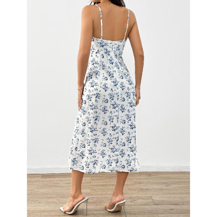 New Year Summer Vacation Beach Music Festival Commuting Work Comfortable Sexy Elegant Women'S Fashion Printed Dress