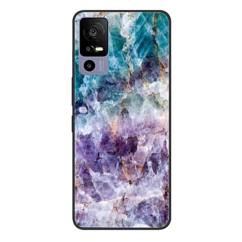 For TCL 40R 5G T771A Case Painted Soft Black Silicone Bumper Phone Cover for TCL 40 R 5G 6.6" Case TCL40R 40R Etui Coque Fundas