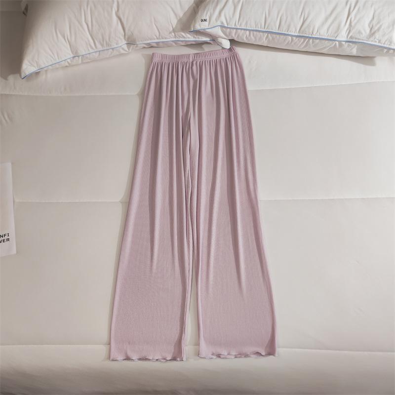 Modal Lazy Style Women's Summer Pajama Pants: Loose, Casual, and Suitable for Outdoor Wear