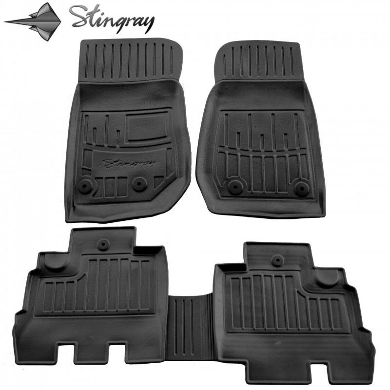 Rugs Stingray 3D (5D, 5 Pcs, Polyurethane) for Jeep Wrangler 2007-2017