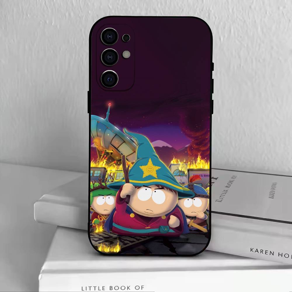 C-Cartoon S-Souths P-Park Handyhülle Für Samsung S25,S24,S21,S22,S23,S30,Ultra,S20,Plus,Fe,Lite,Note,10,Schwarze Hülle