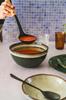 Large Ceramic Salad Bowl 2L Ombre 22 Cm Ramen Soup Bowl For Fruit