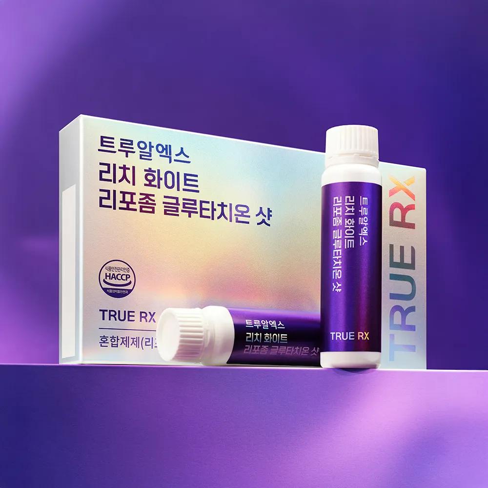 TRUERX Reichhaltiger Weißer Liposomen-Glutathion-Shot 7 Stück (7-Tage-Vorrat)