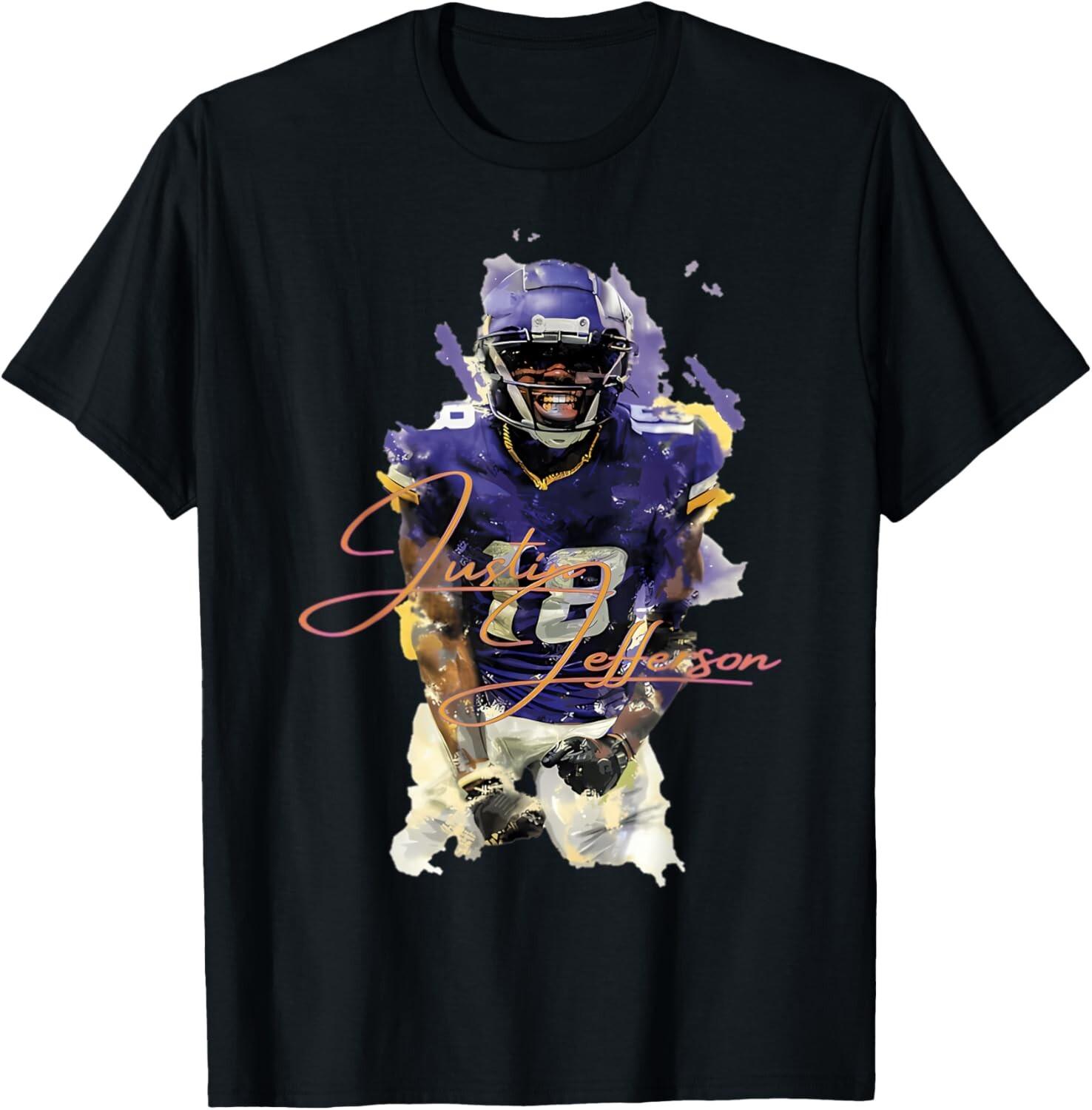 Retro Justin Tee Jefferson Design 90s Graphic .T-Shirt Mens Womens Tees Top 3XL