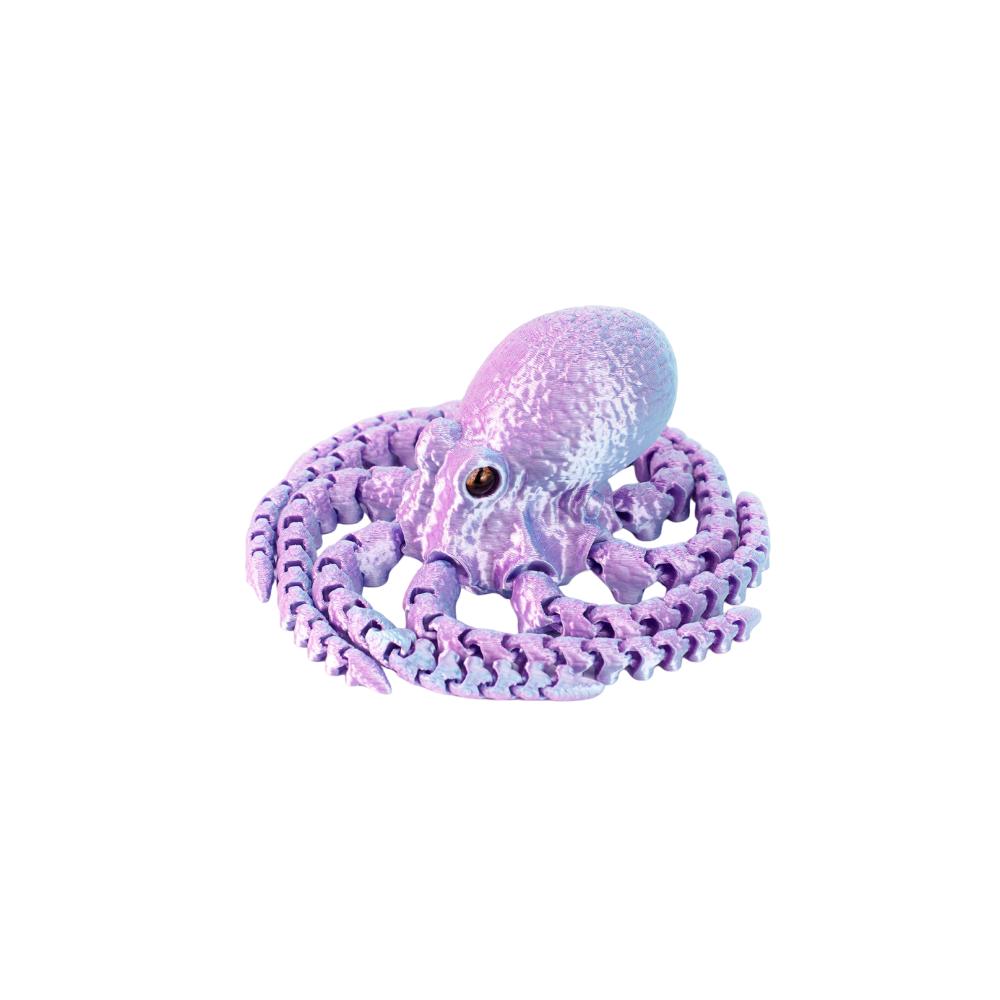 Eco-Friendly Material Articulated Octopusfish Jointed Body Poseable Tentacles  Living Room Decor