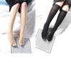 Breathable Split Toe Knee Length Long Socks For Women Sweat Absorbing Toe Separation Stockings with Ribbed Elastic Cuffs