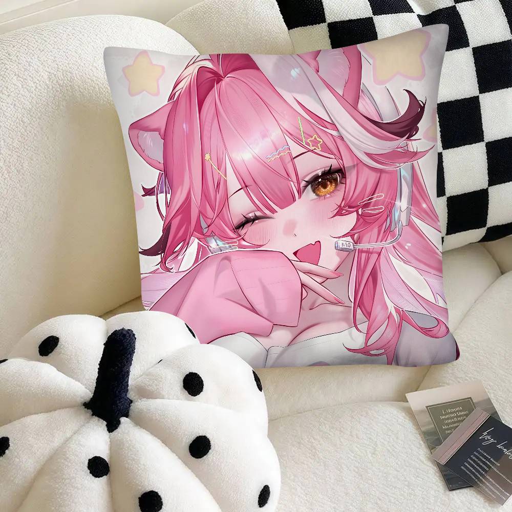 Raora Panthera Anime Pillow Case Square Pillow Bedroom Sofa Leisure Comfort Cushion Car Home Decoration