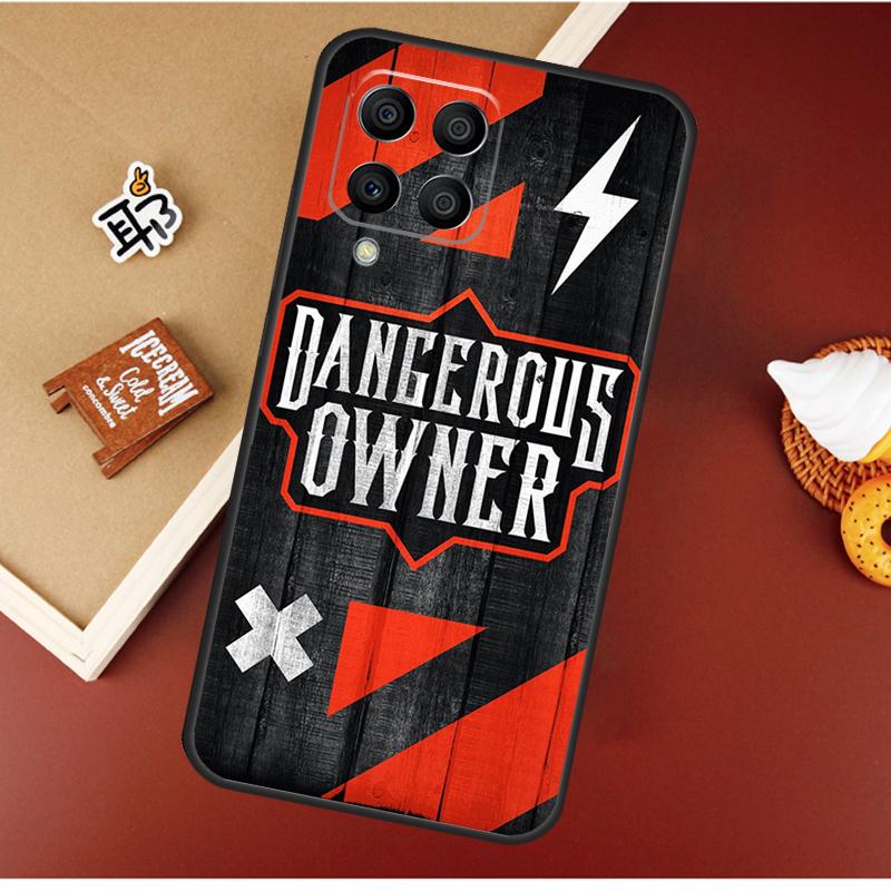 Warning Angry Danger Owner Case For Samsung Galaxy M51 M31 M21 M11 M16 M36 M56 M53 M12 M32 M52 M15 M35 M55 M14 M34 M54