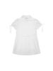 TUOMIO Puff Sleeves Ribbon Blouse [White]