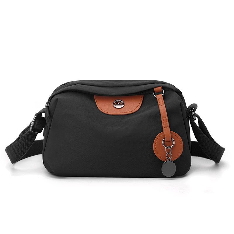 Nylon Umhängetasche Damen Schultertasche Patchwork Crossbody Tasche