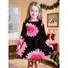 Girls' 3D Tropical Leaf Dress Long Sleeve Summer Spring Vacation Daily Holiday Princess Beautiful Sweet Kids 4-12 Years Casual Dress A Line Dress