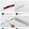 Curved Right Angle Edge/Corner Molding Trim Tape/Wall Edge Decorative Strip/Pvc Decoration Line/Self-Adhesive