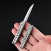 NEW Titanium Alloy Folding Knife D2 Blade Outdoor Camping Unboxing Portable High Hardness Kitchen Folding Knife