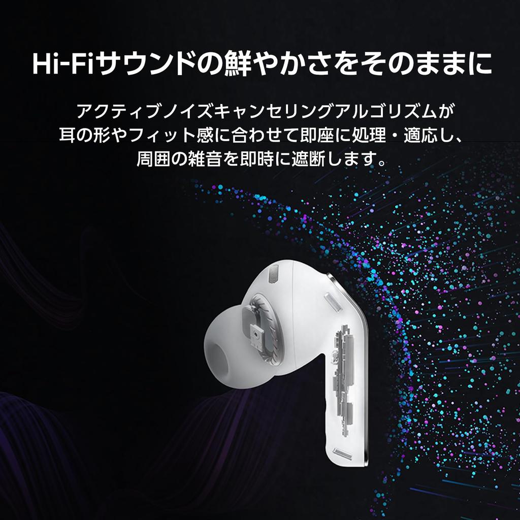 Samsung Galaxy Buds4 Pro Wireless Earphones SM-R640NZWAXJP White Noise Cancelling Spatial Sound Waterproof IP57 Bluetooth 6.1 30 Hours Playback
