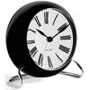 Arne Jacobsen Table Clock with Roman Alarm