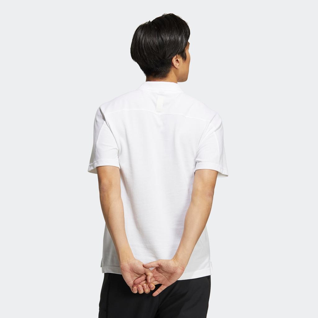 Adidas Performance Pique Polo Shirt With Front Logo Print Men Tops White HM2955