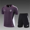 Manchester United Football Suit Custom Autumn And Winter Long-Sleeved Half-Pull Pre-Game Warm-Up Children'S Short-Sleeved Training Suit