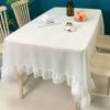 Nordic Simple Yarn Tablecloth Tablecloth Cover Towel With Skirt Edge Rectangular Dining Table Cloth Table Mat Coffee Table Cloth