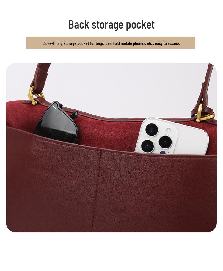 Τσάντα Tote από Δερμάτινο Υλικό Υψηλής Ποιότητας με Παγωμένη Υφή - Έκδοση Rodeo 2025, Μεγάλης Χωρητικότητας, Μοντέρνα Τσάντα Ώμου για Μετακινήσεις