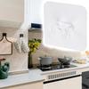 1 X Transparent Strong Sticky Wall Hanging Nail-free Hook Kitchen Bathroom Parts