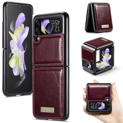 Accesorios de moda para teléfono Funda de cuero para Samsung Galaxy Z Flip 4 5g Flip3 Flip 3 Flip4 Zflip4 fundas mate delgadas