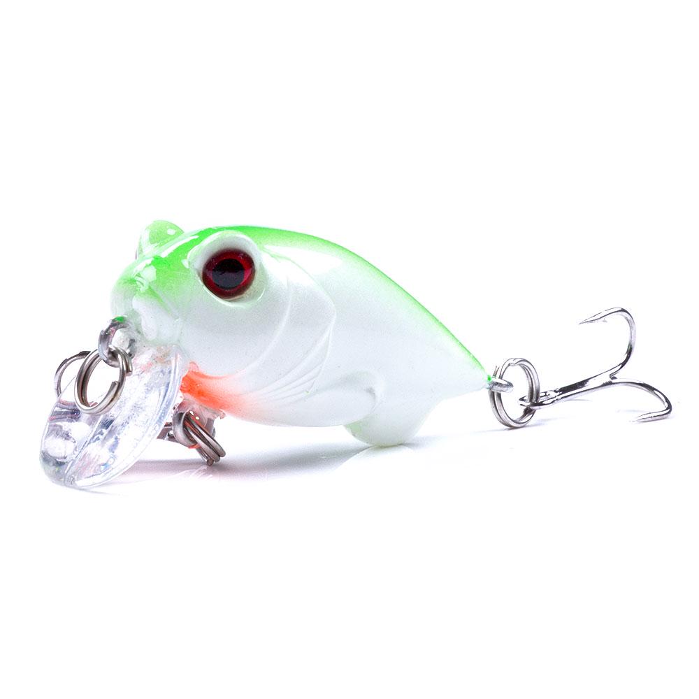 8pcs/set Fishing Lure Set Mini Fishing Hard Bait Minnow VIb Swing Crankbait Crazy Wobblers Artificial Bionic Crank Lures