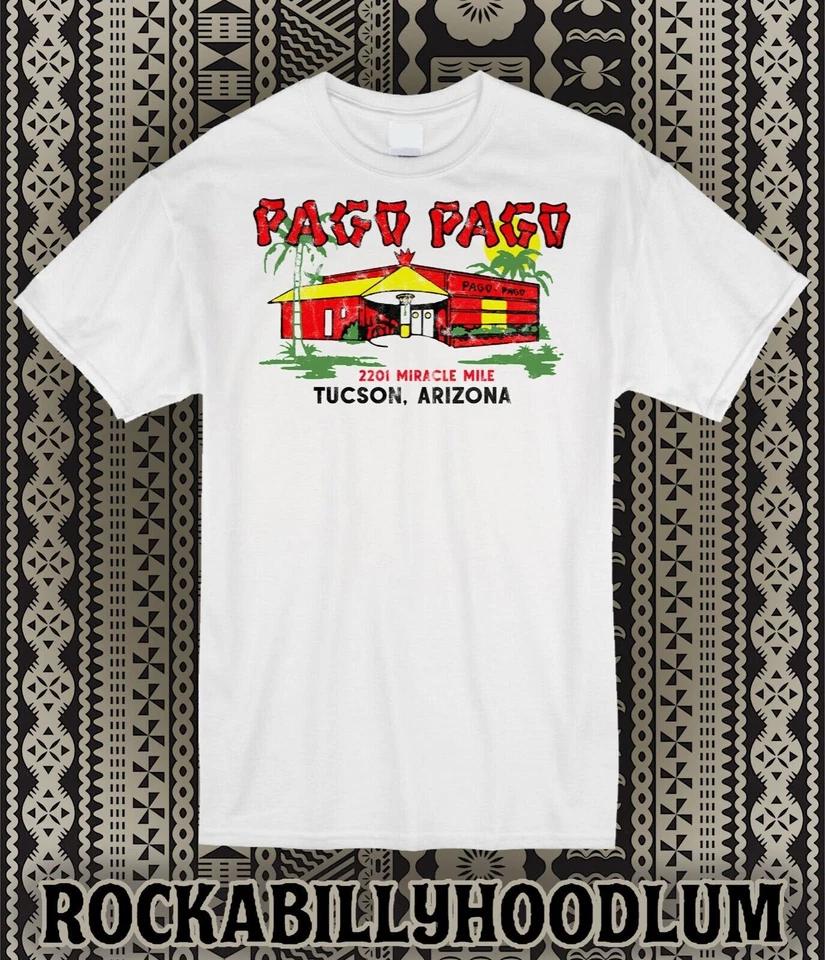 

Retro Tiki Tee T Shirt Rum Mug Restaurant Bar Polynesian Pago Pago Tucson AZ 4XL