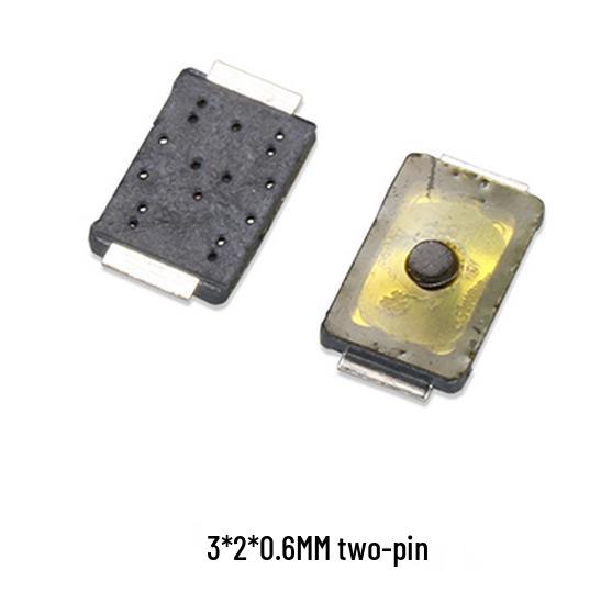 

4-Pin SMT Tactile Micro Switch for Circuit Boards, 2-Dome Membrane Button