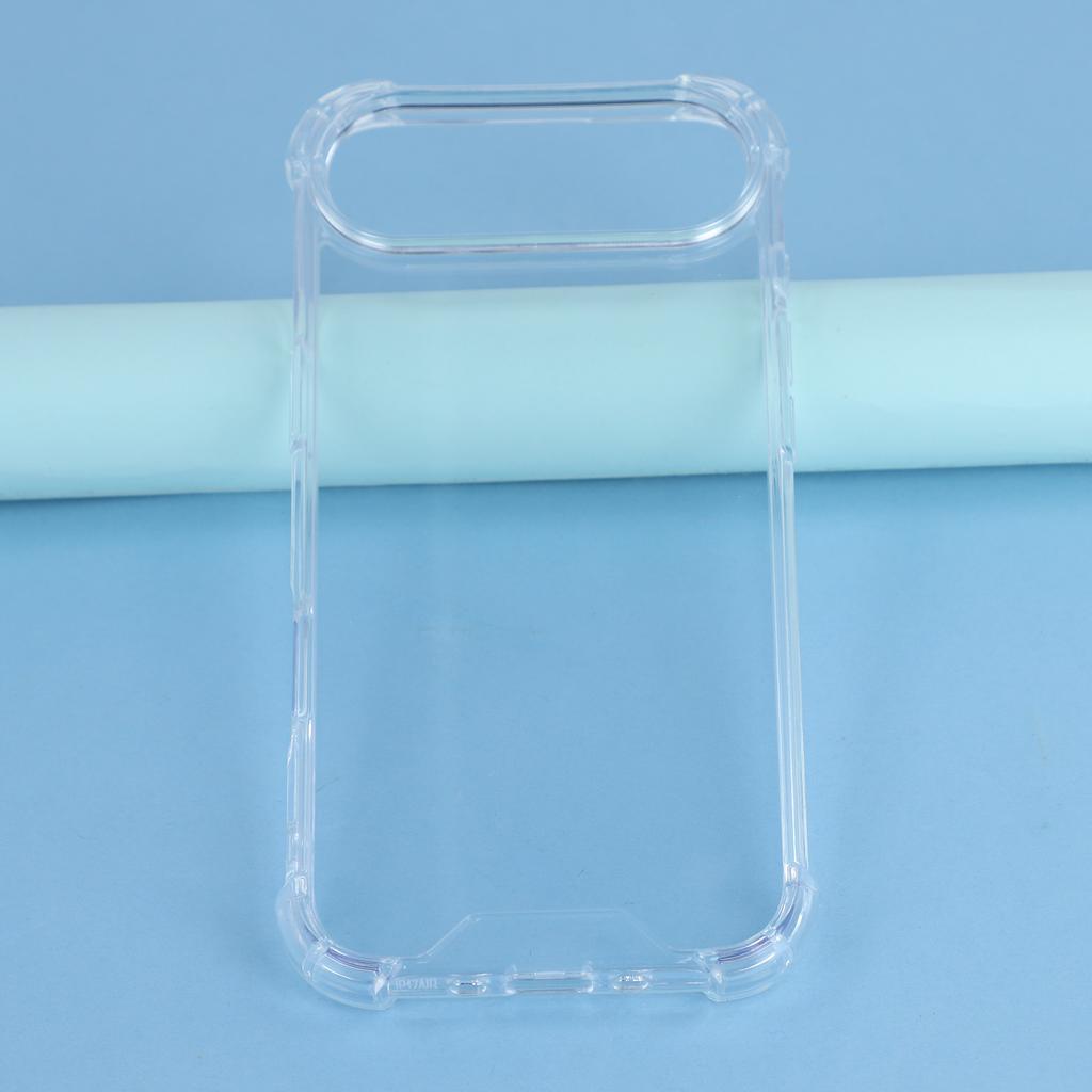 For iPhone 17 Air Phone Case TPU+Acrylic 1.5mm Shockproof Clear Back Cover