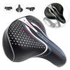 Extra Wide Bike Seat Saddles Comfort Electric Bike Suspension Shock Absorbing Soft Cycling Saddle Road Bike Painless Seat Cover