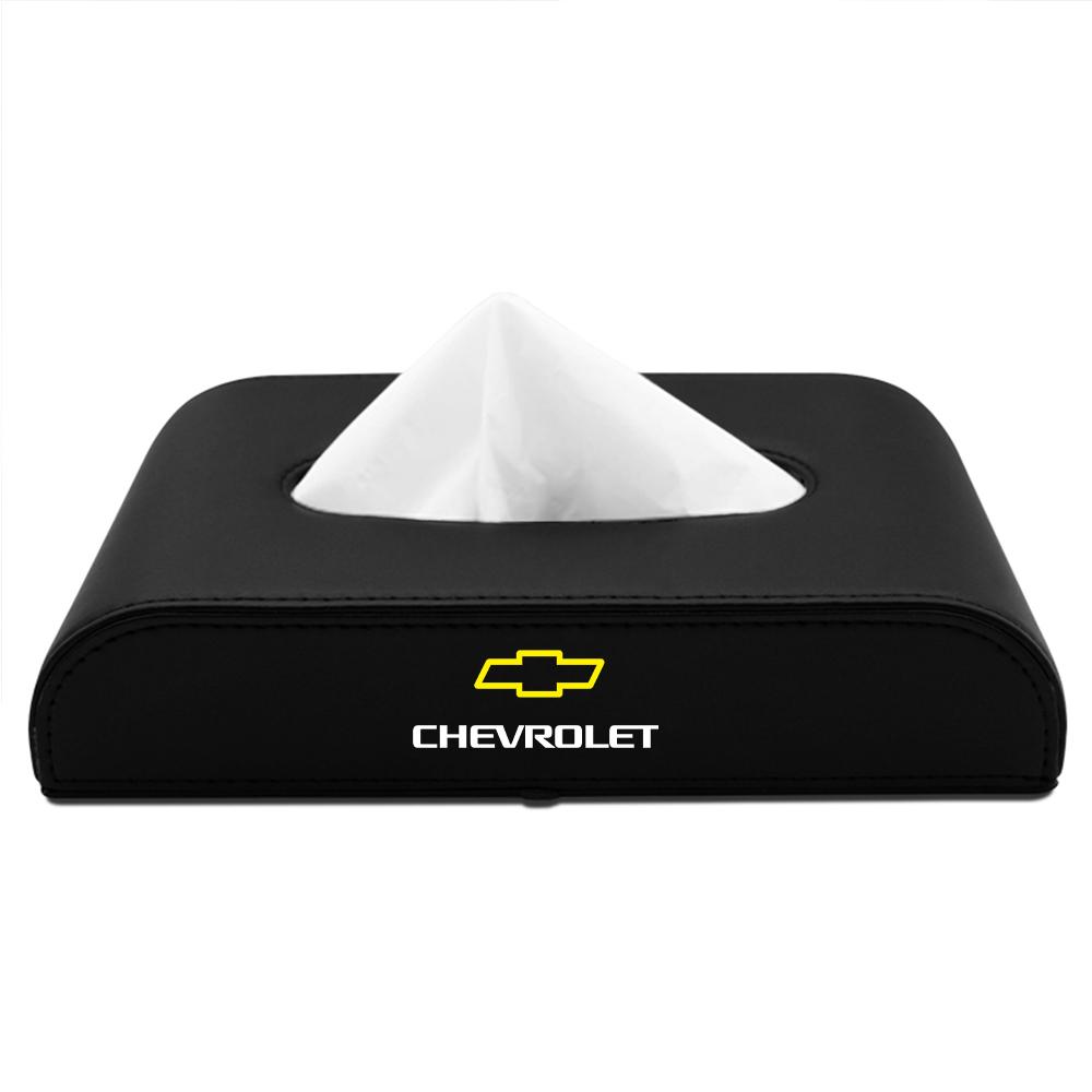 

Car Interior Luxury Leather Tissue Box Center Console Storage Case For Chevrolet Cruze Spark Captiva Sonic Spark Onix Aveo Lova