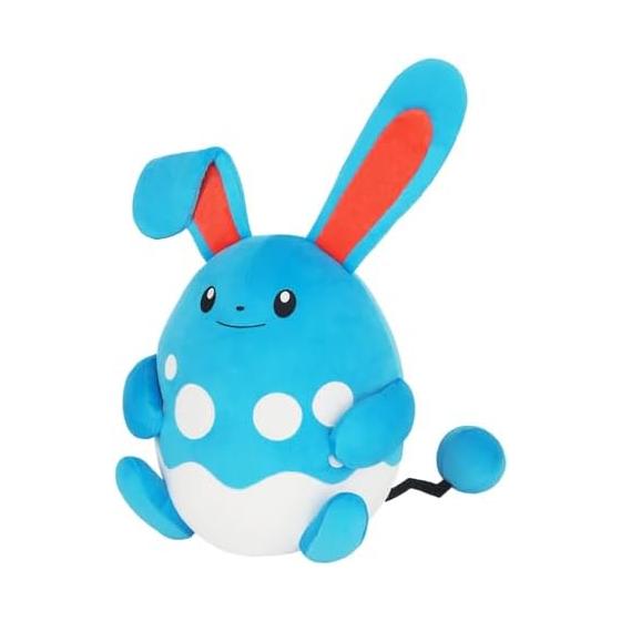 Sanei Boeki Pokemon Potehagu Cushion Azumarill W26xD28xH43cm Plush Toy