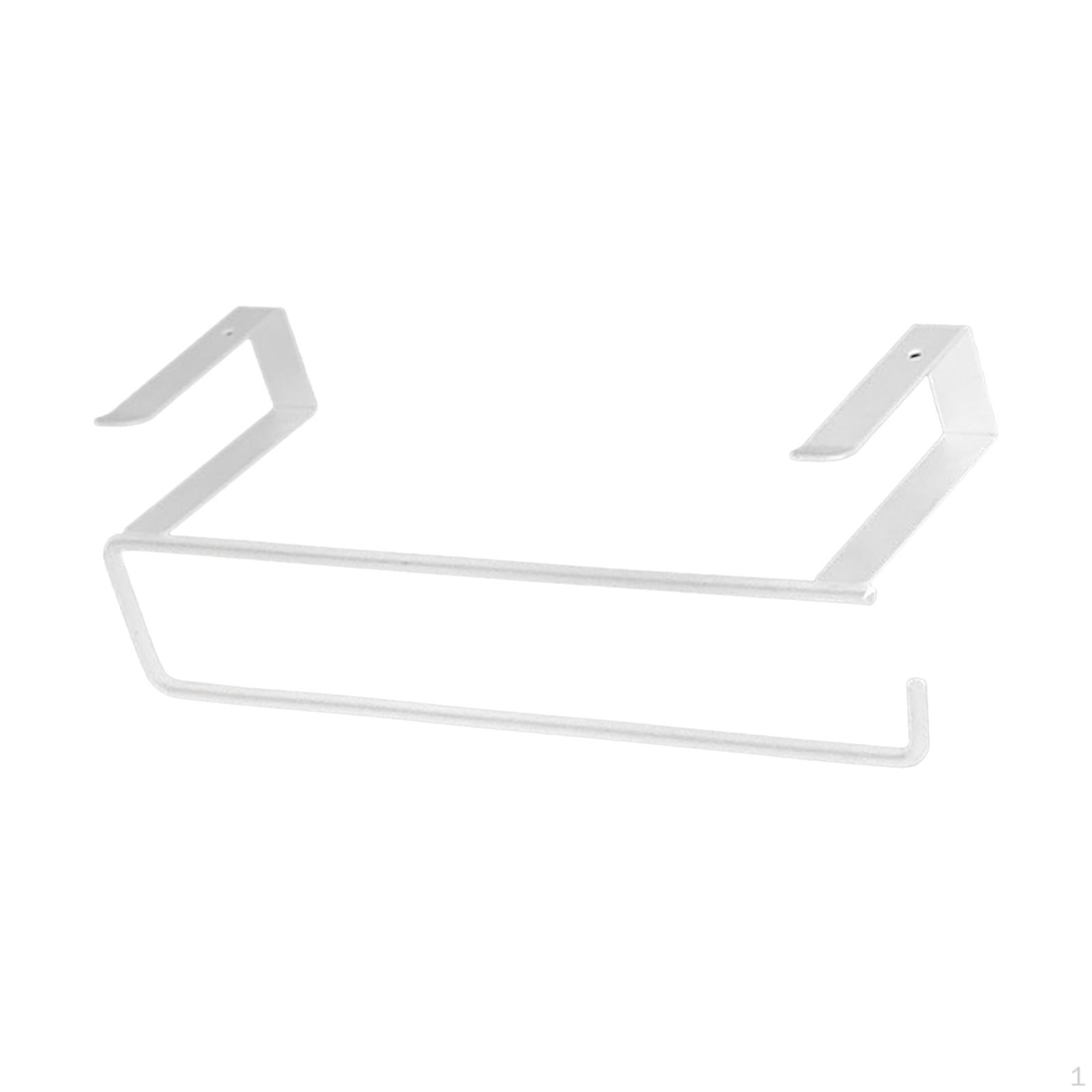 Kitchen Metal under Cabinet Paper Towel Holder Easily Install and Use for Bathroom Toilet Pantry White 1 688₽