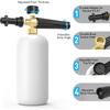 Series K2 K3  K7 Pressure Washer, 1L Adjustable Foam Cannon Gun High Pressure Soap Dispenser Bottle Spray Nozzle for Car Washing Vehicle Cleaning