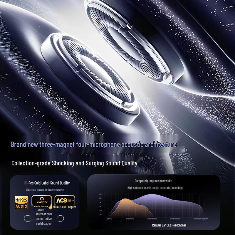 PEAK S609 Ear-Clip Bluetooth Earbuds