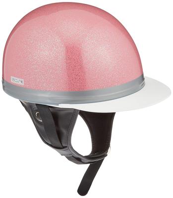 NBS Bike Parts Center Half Helmet, Cork Helmet, Three Buttons, Purple Glitter, Free Size (Head Circumference 57cm~60cm) 701005