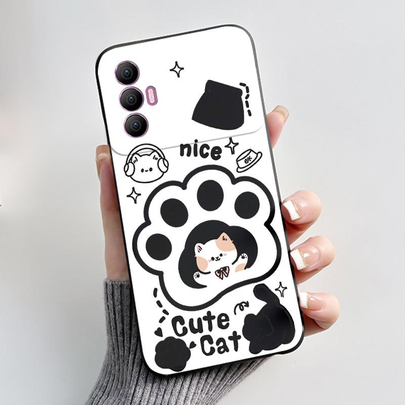 Cute Case For Tecno Spark 8 Pro Funda Capa Printing Shell Protective Cover Soft Silicone Cartoon Phone Casing Coque