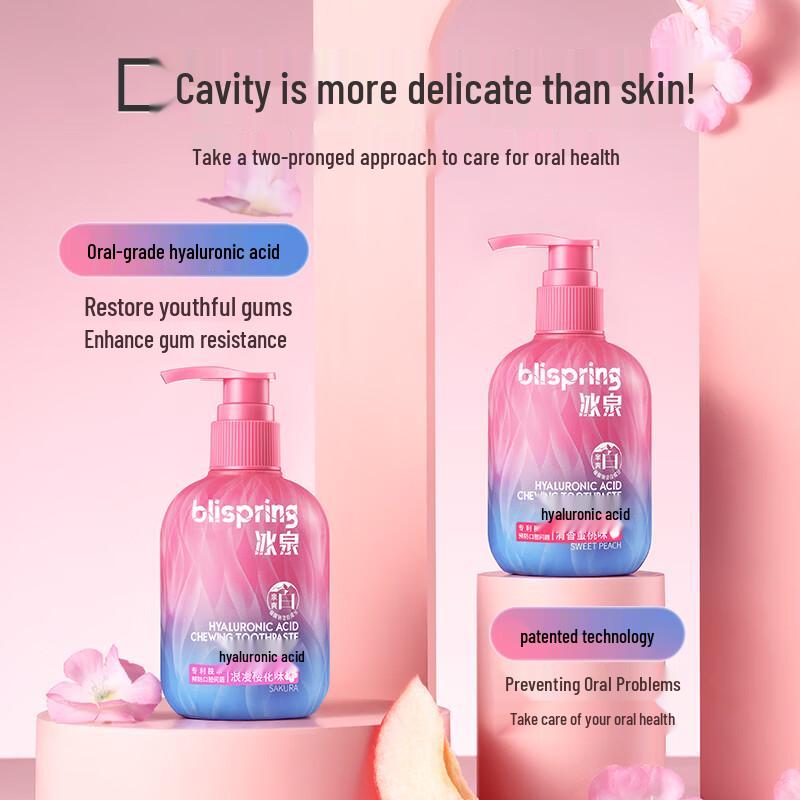 Bingquan Hyaluronic Acid Gum Care Tea Scent Toothpaste Set