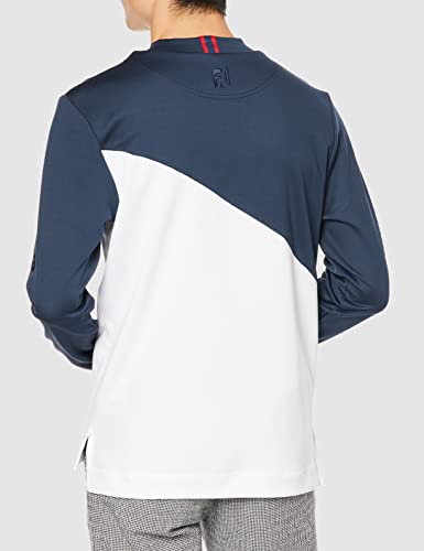 FootJoy FUEL Thermo Mock Neck Shirt FJ-F22-S15 Men's Navy/White XL