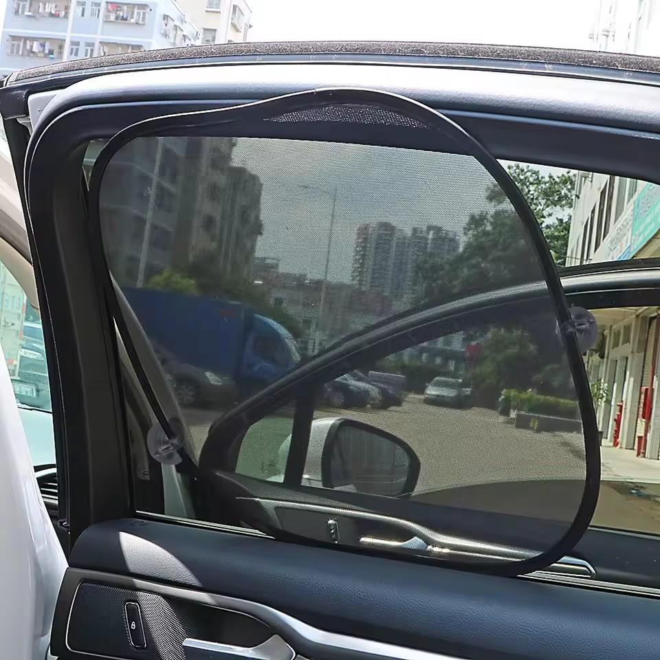 44*36cm Abdeckungen für Fenster Car-Styling Autovorhänge Sonnenschutz Blocker Saugnapf UV Netz Sonnenblenden Visier Autozubehör Universal
