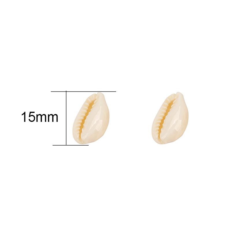 10pcs Natural Conch Shell Beads Bulk Lot With Hole Earring Necklace Charms Pendants for DIY Bracelet Findings Jewelry Making