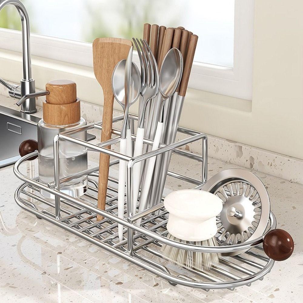 Quick Dry Toothpaste Rack Waterproof Cutlery Storage Rack Durable Mouthwash Cup Rack for Bathroom
