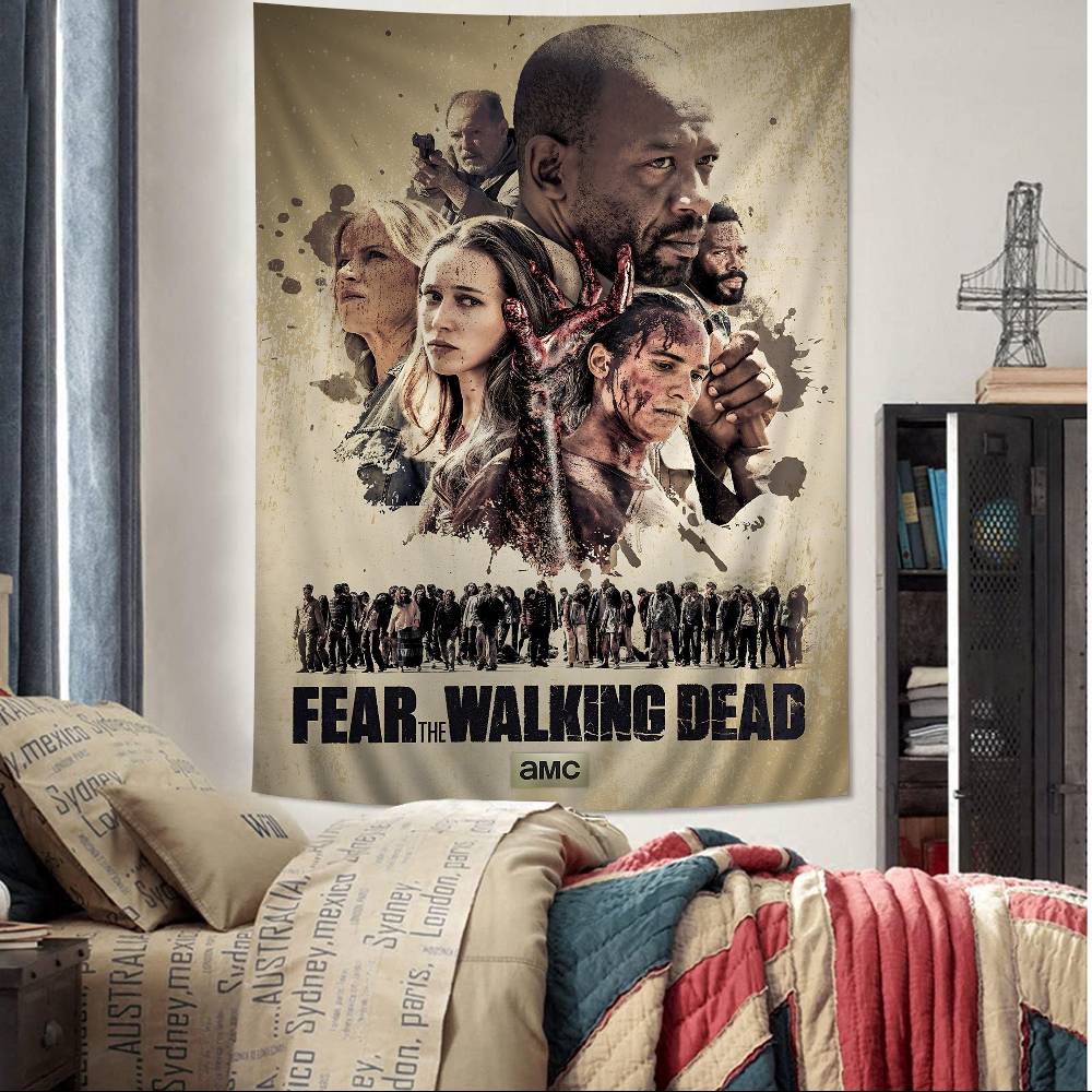 The WalkingS DeadS TV Chart Tapestry Home Decoration Hippie Bohemian Decoration Divination Wall Hanging Home Decor