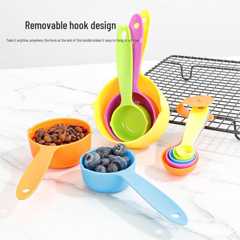 Jiwanggu Colorful 5-Piece Measuring Spoon Set